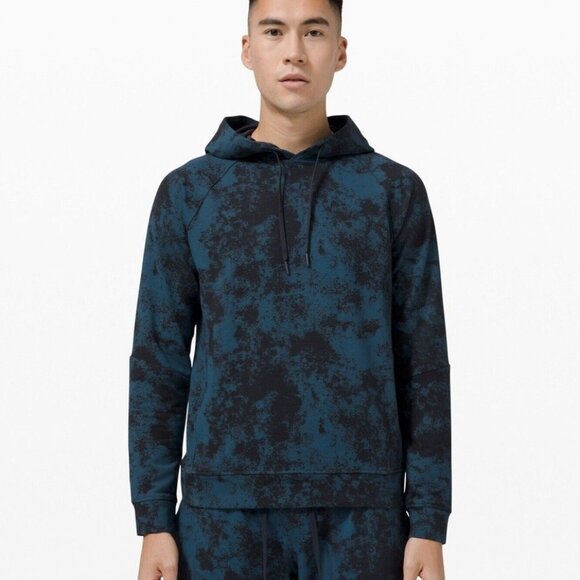 Lululemon Sweatshirt Men's L Astral Classic Navy Blue Borealis City Sweat Hoodie